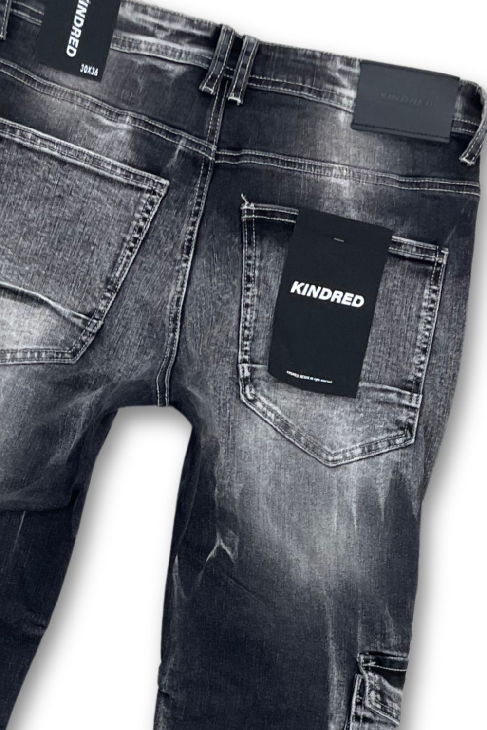 Kindred Stacked Jeans - Alaska Black