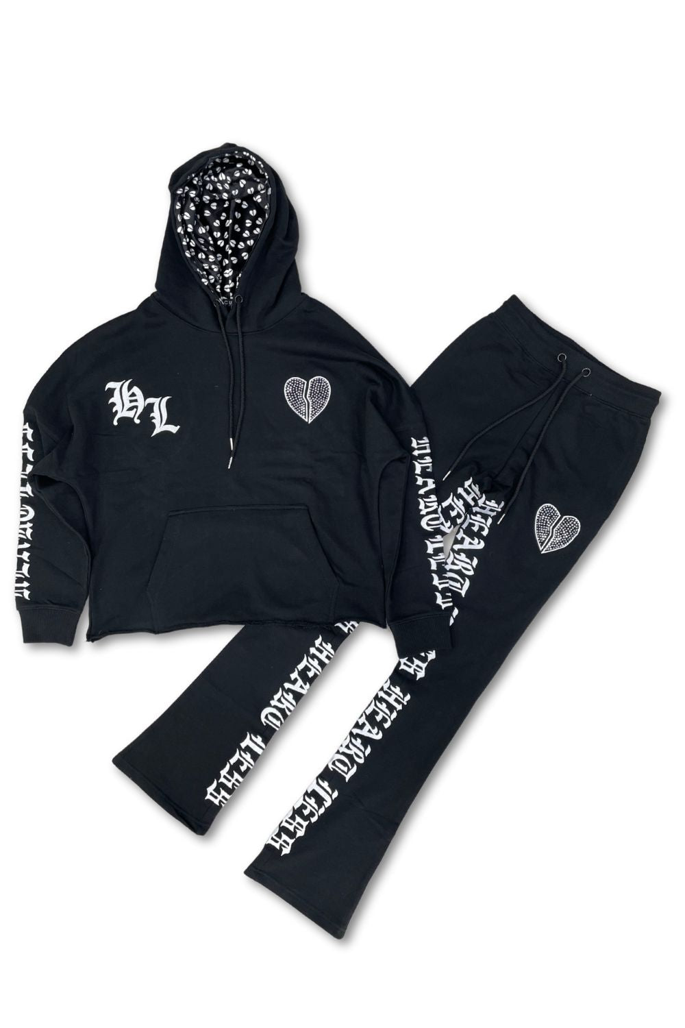 Focus Heartless Stacked Set - Black