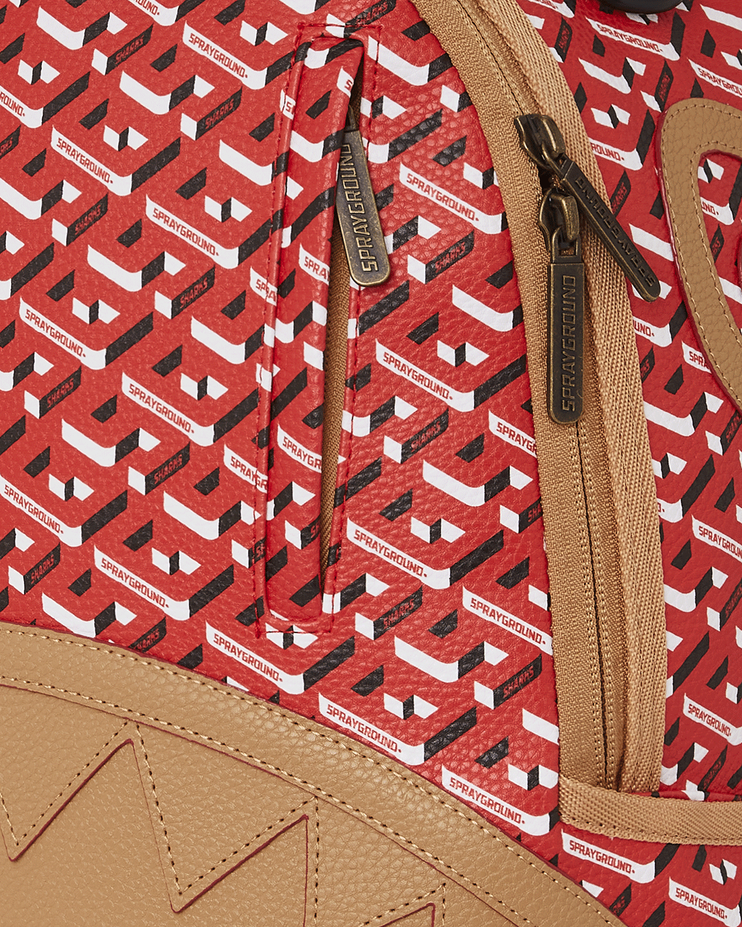 Sprayground Red Backpack