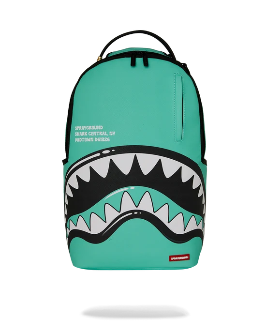 Sprayground - Shark Central Bubble Shark (Turq) Backpack