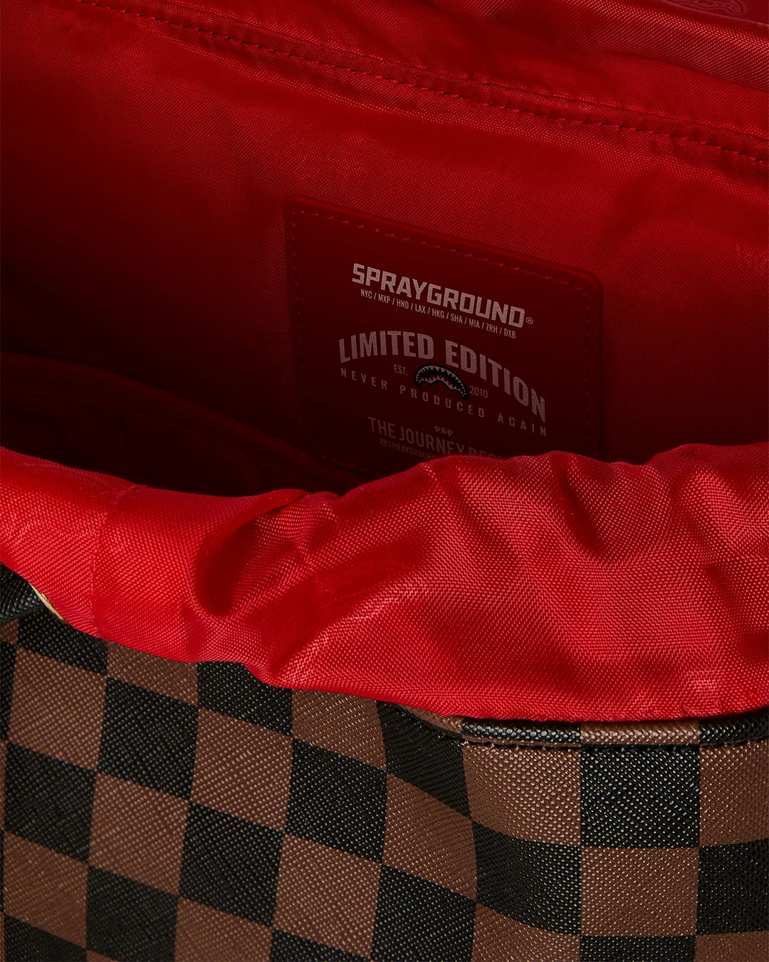 Sprayground- Katana Check Boss Monte Carlo Backpack