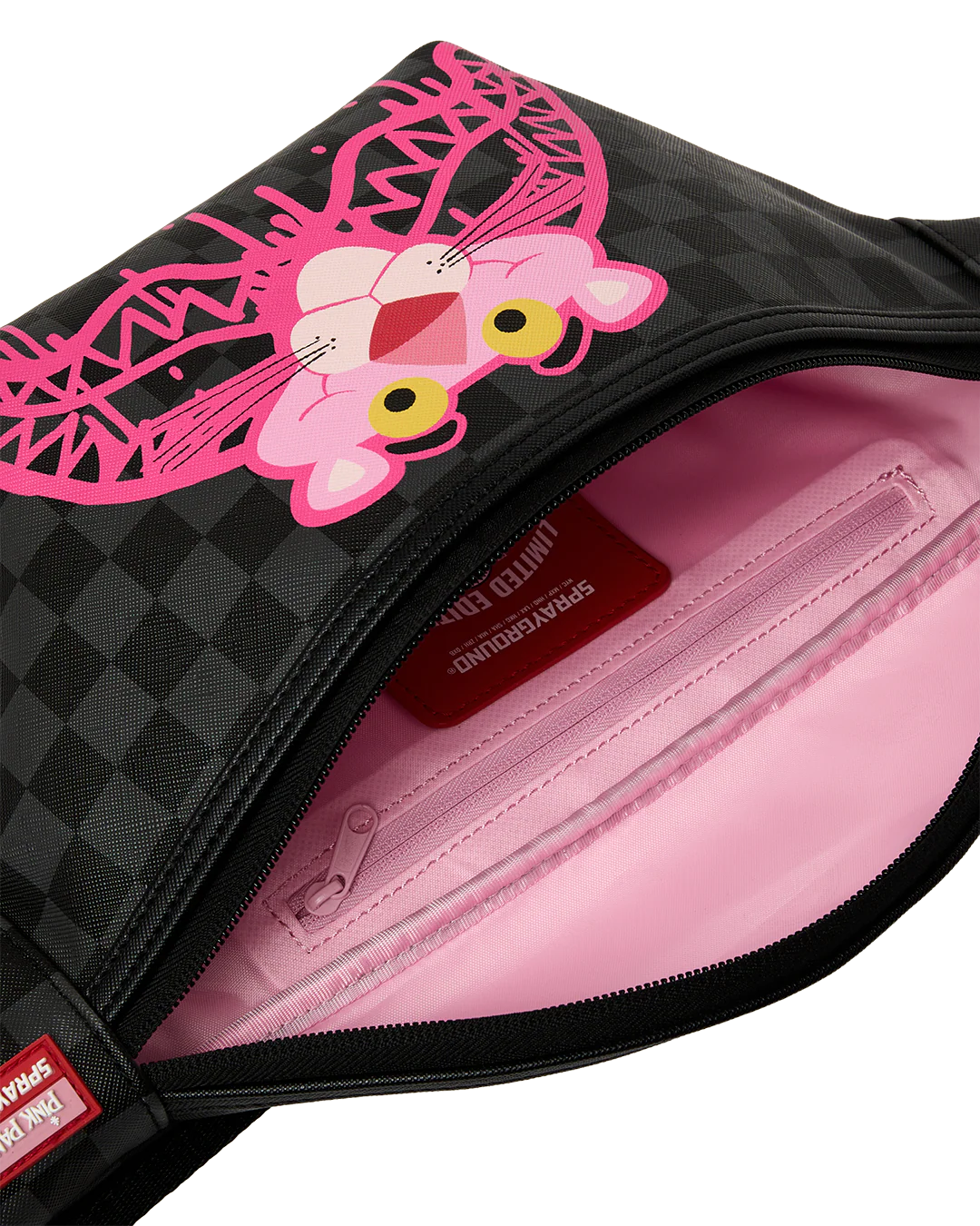 Sprayground - Pink Panther Diamond Shark Savvy Crossbody