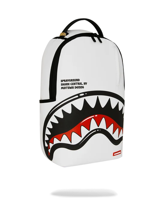 Sprayground - Shark Central Bubble Shark (Wht) Backpack