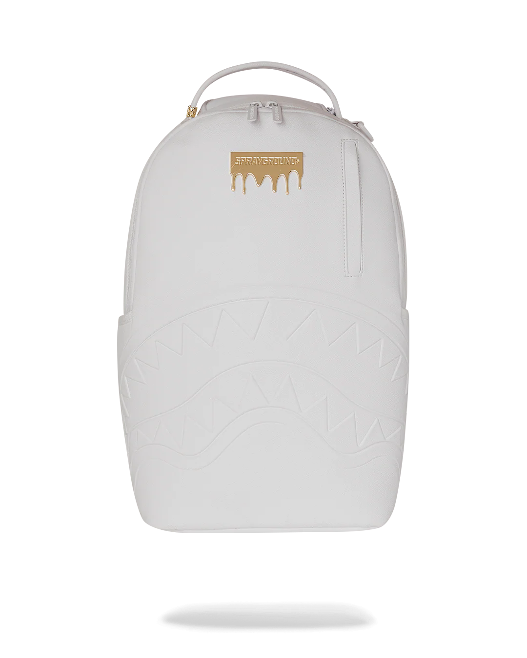 Sprayground- Gold Brick Luxe White Backpack
