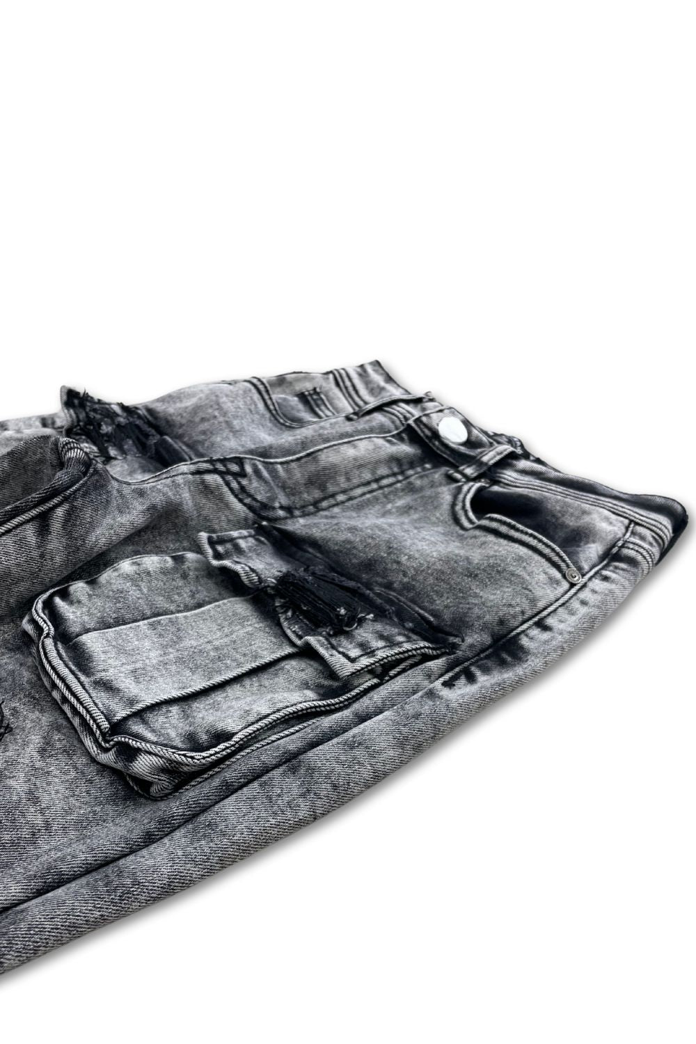 Red Fox Women’s Stacked Jeans - Vintage Grey