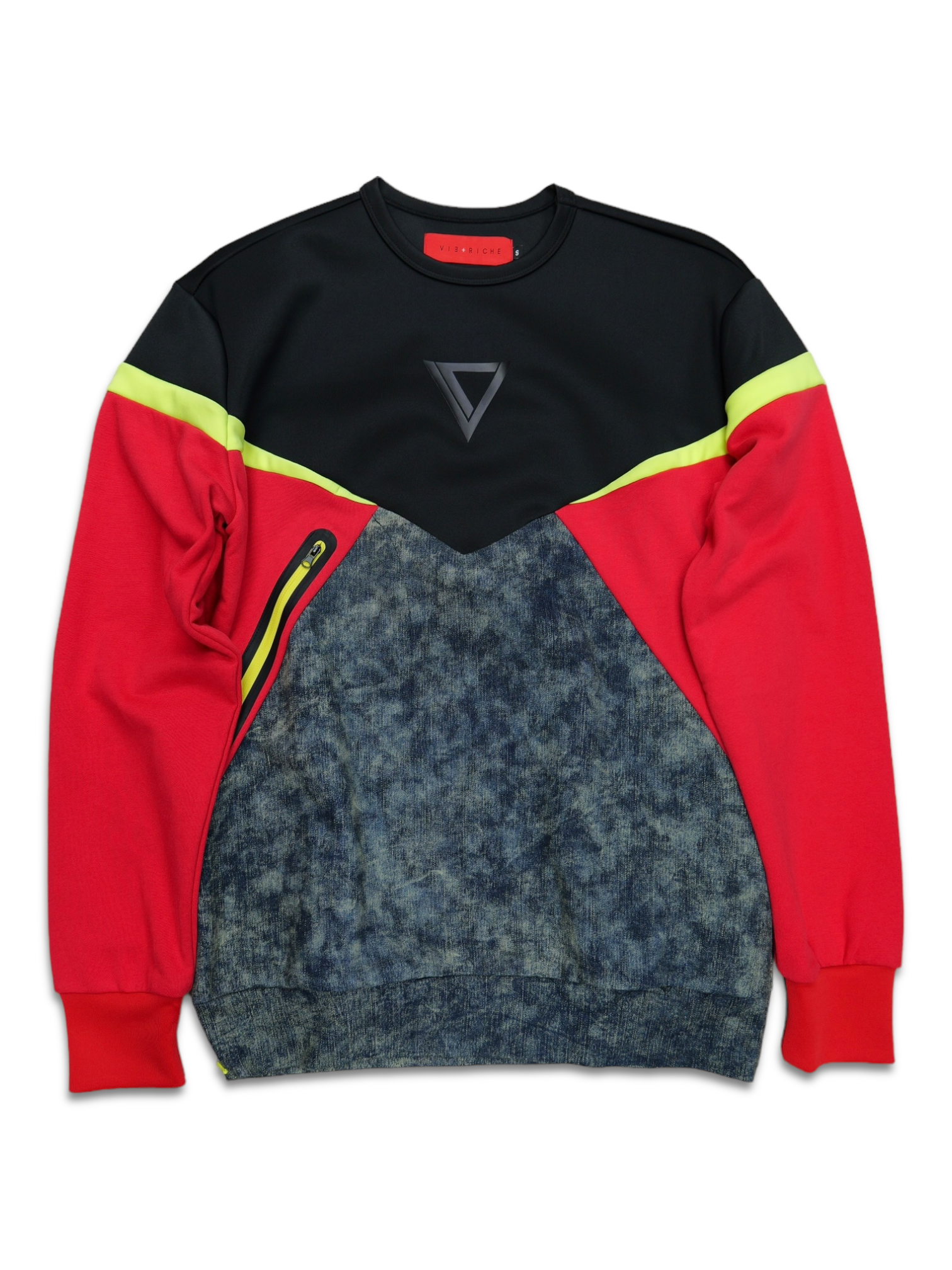 Vie Riche Multi Face Crew Neck