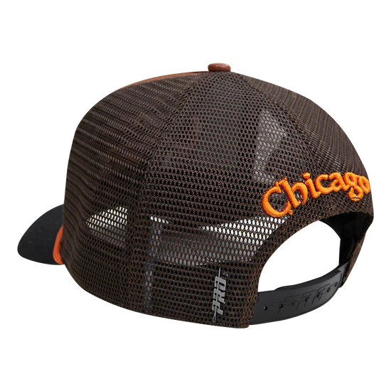 Pro Standard Chicago Blackhawks 2 Tone Trucker Hat - Brown