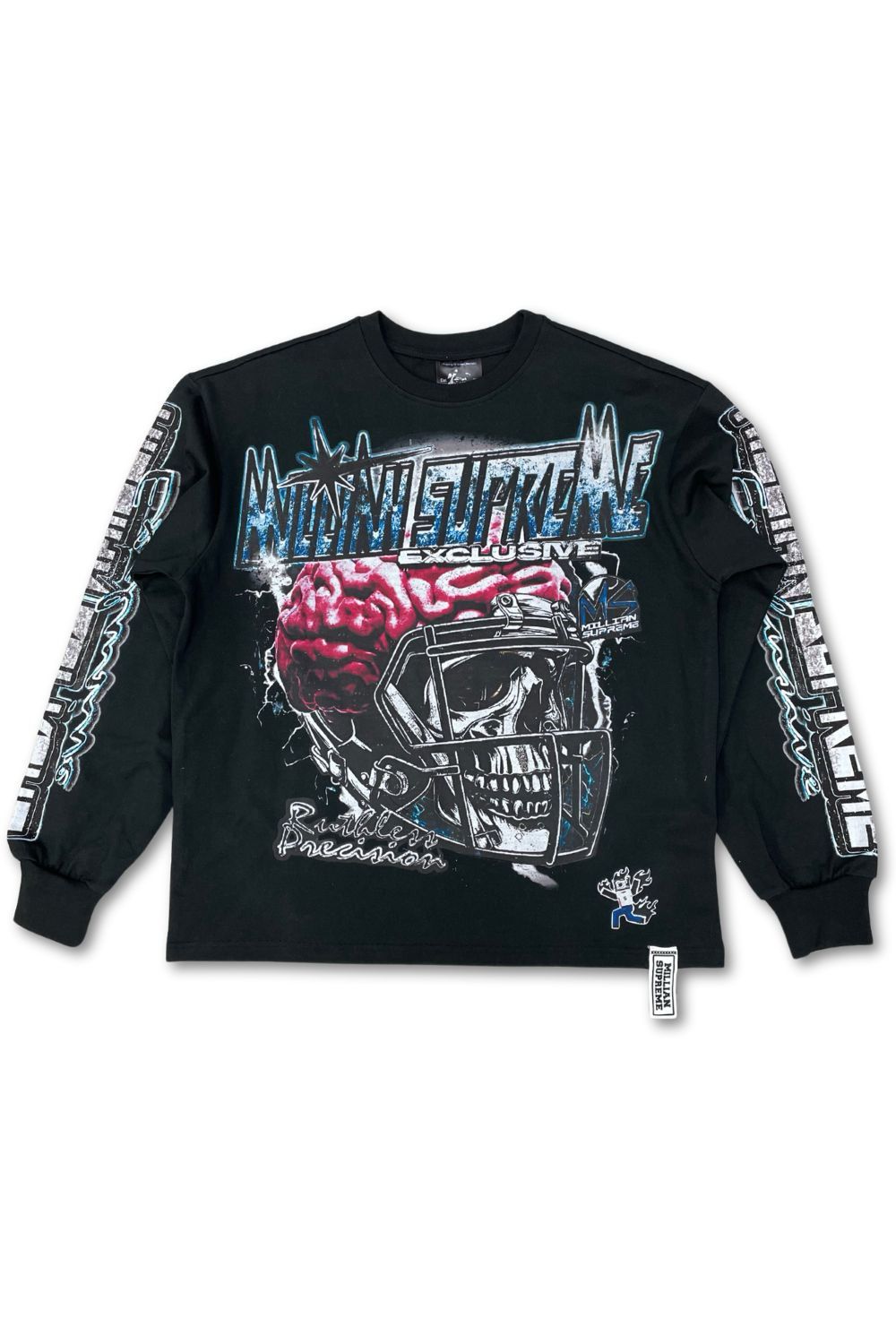 Millian Supreme Lethal Power Football Long Sleeve Tee