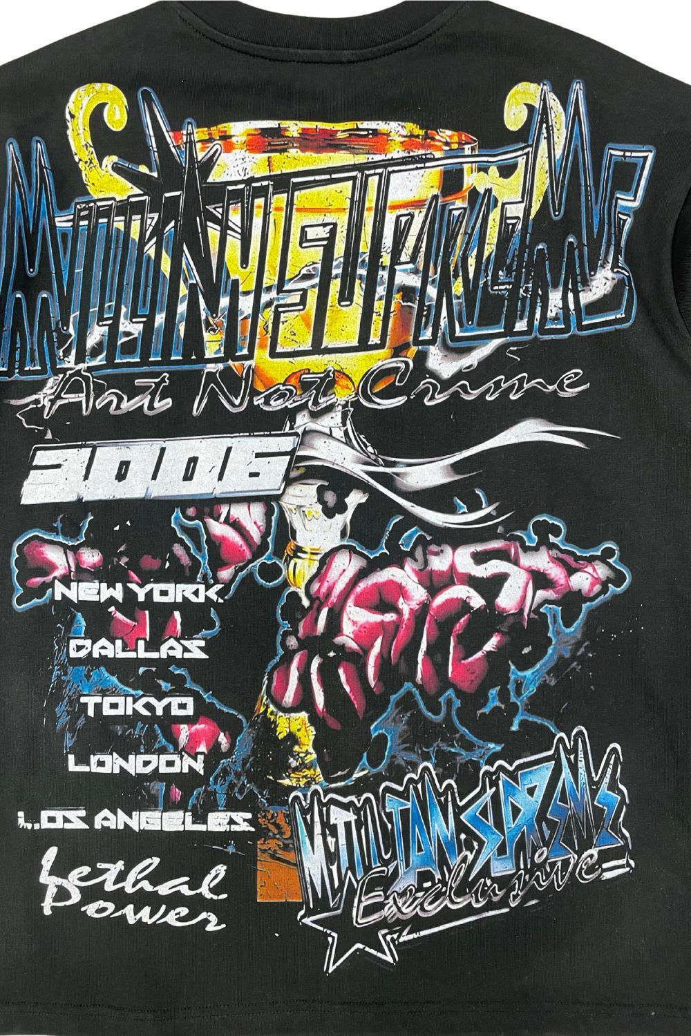 Millian Supreme Lethal Power Football Long Sleeve Tee