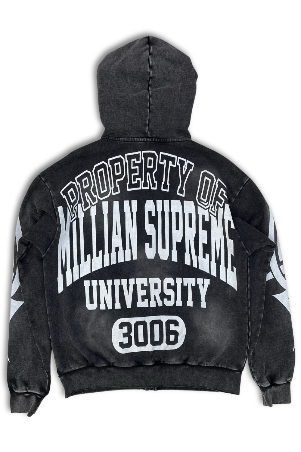 Millian Supreme -Patch Work Zip Up Hoodie