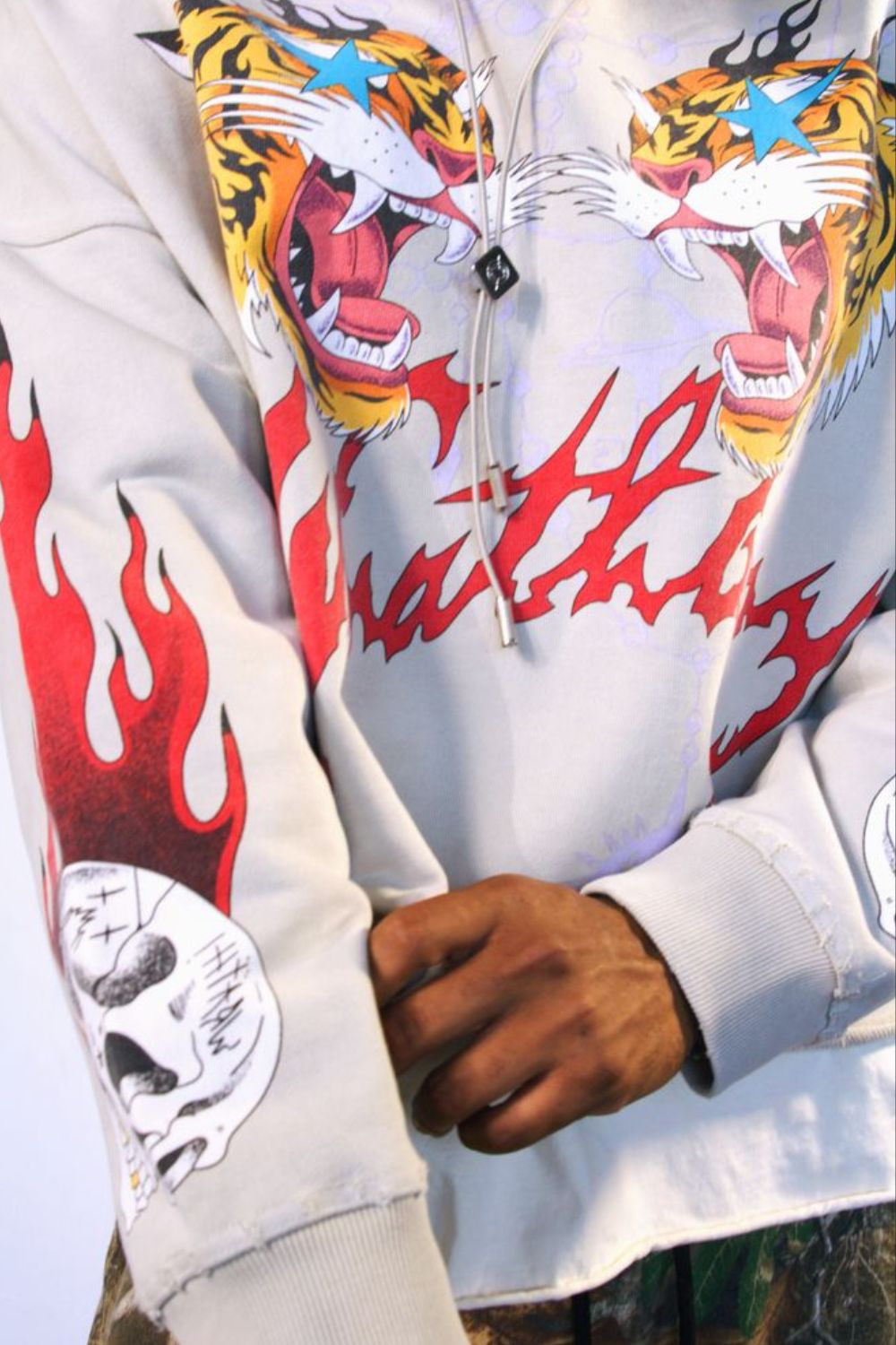 Wrathboy Chaos Cropped Hoodie