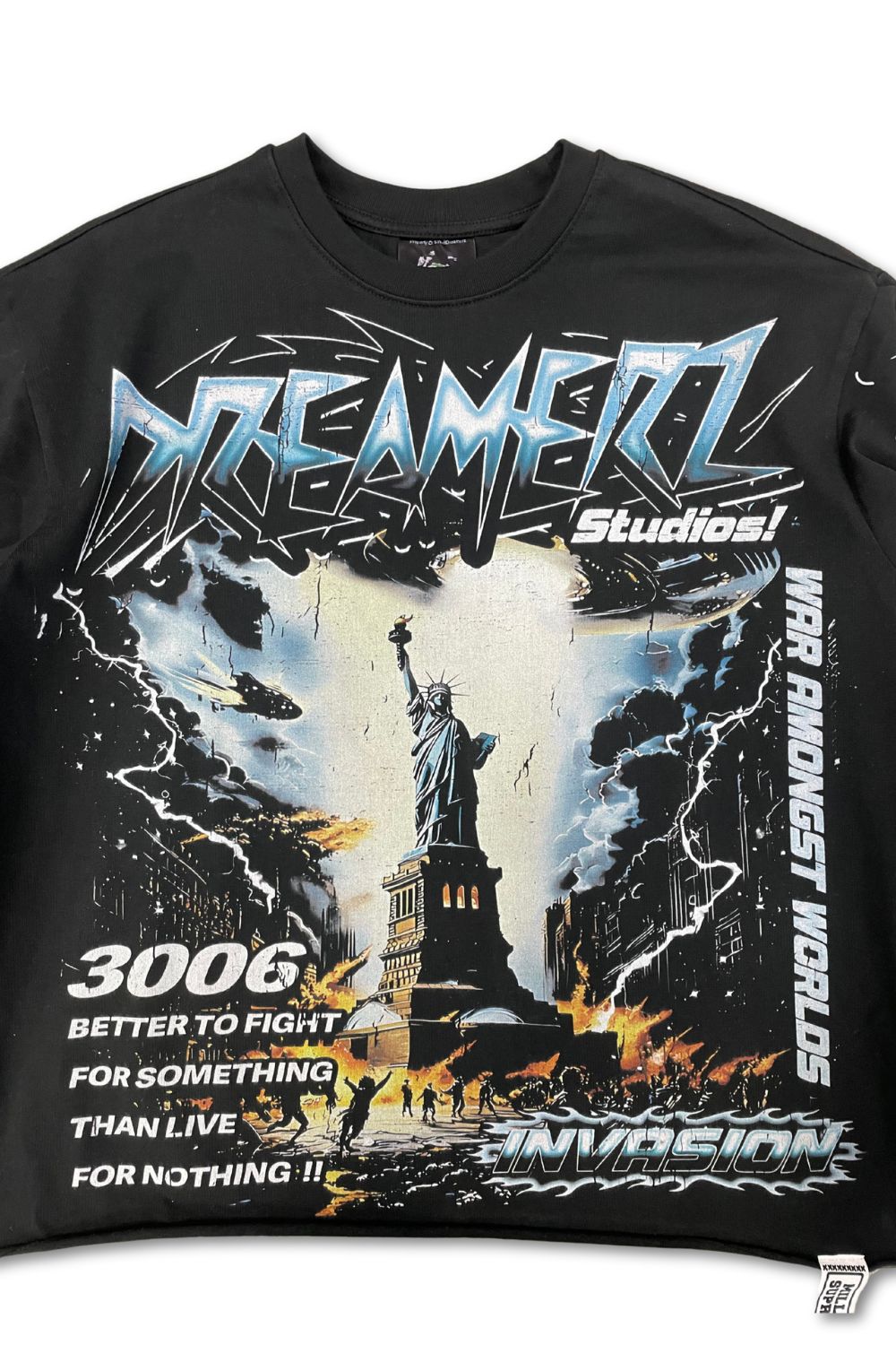 Dreamerz NYC Invasion Cropped Long Sleeve Tee