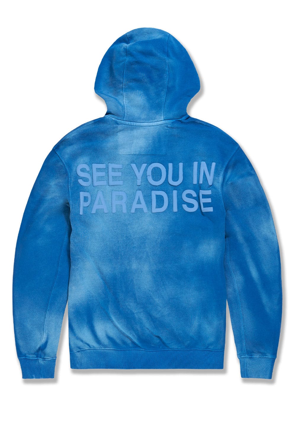 Jordan Craig Paradise Washed Hoodie- Blue