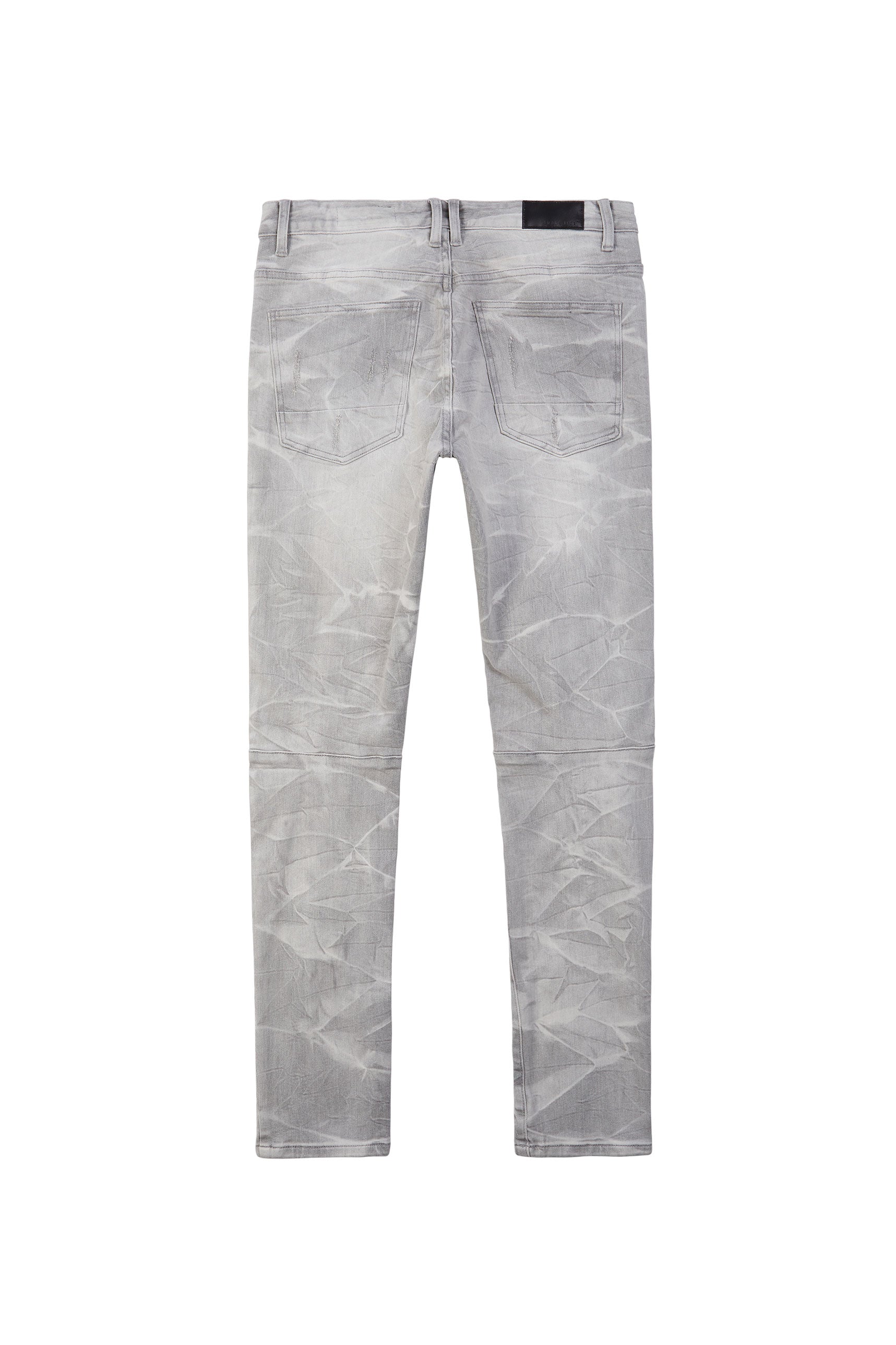 Smoke Rise Lightning Effect Denim Jeans (Cloud Grey)