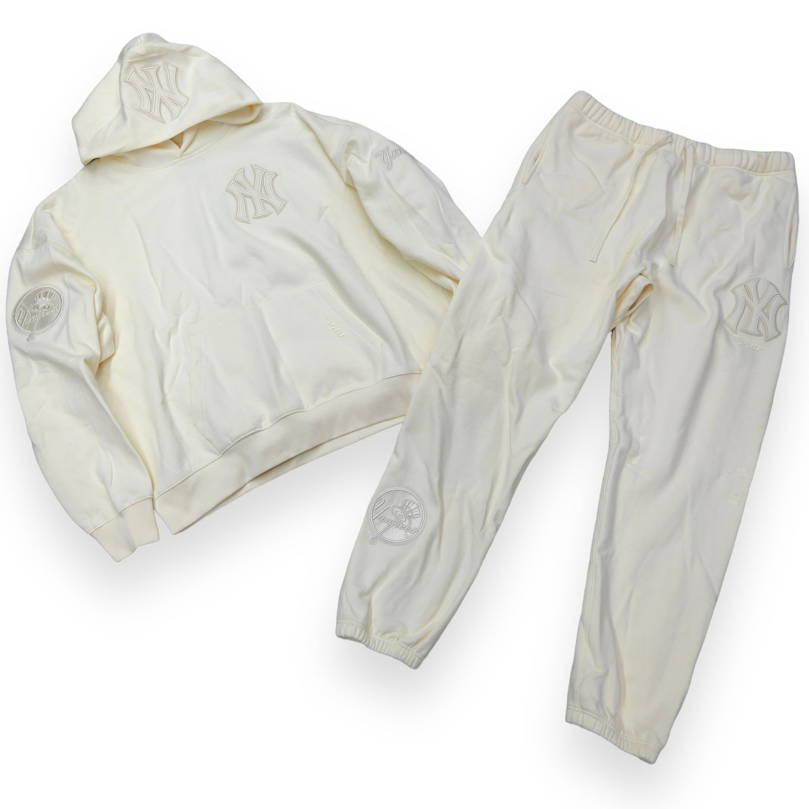 Pro Standard New York Yankees Sweatsuit (Egg Shell)