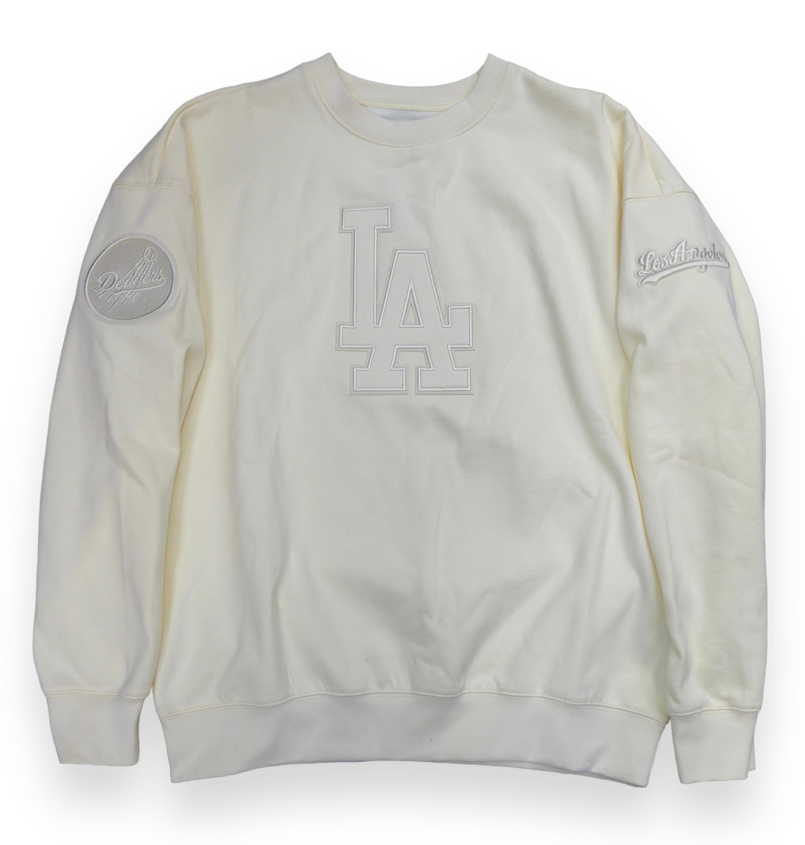 Pro Standard L.A. Dodgers Sweatsuit (Egg Shell)