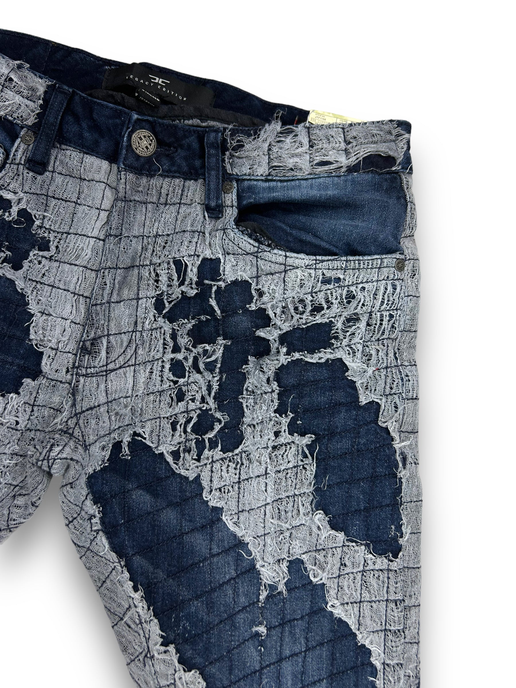 Jordan Craig Dark Blue Stacked Jeans