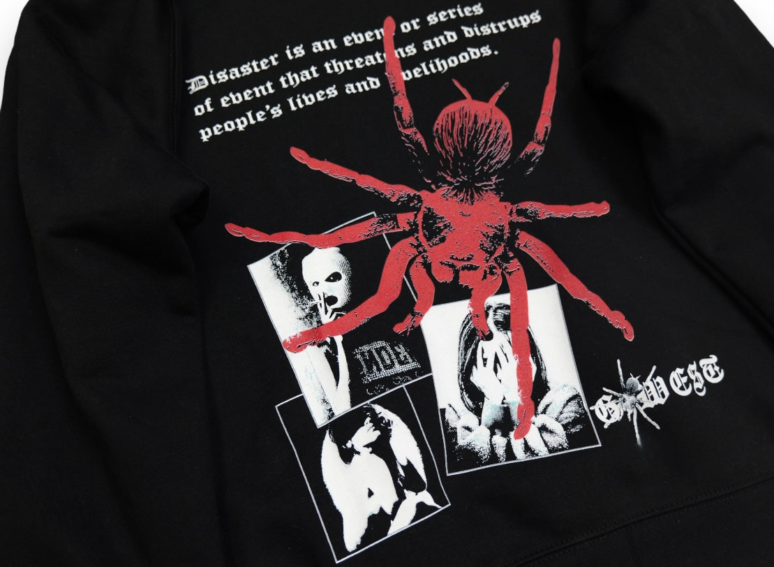 G West Red Spider Hoodie (Black)