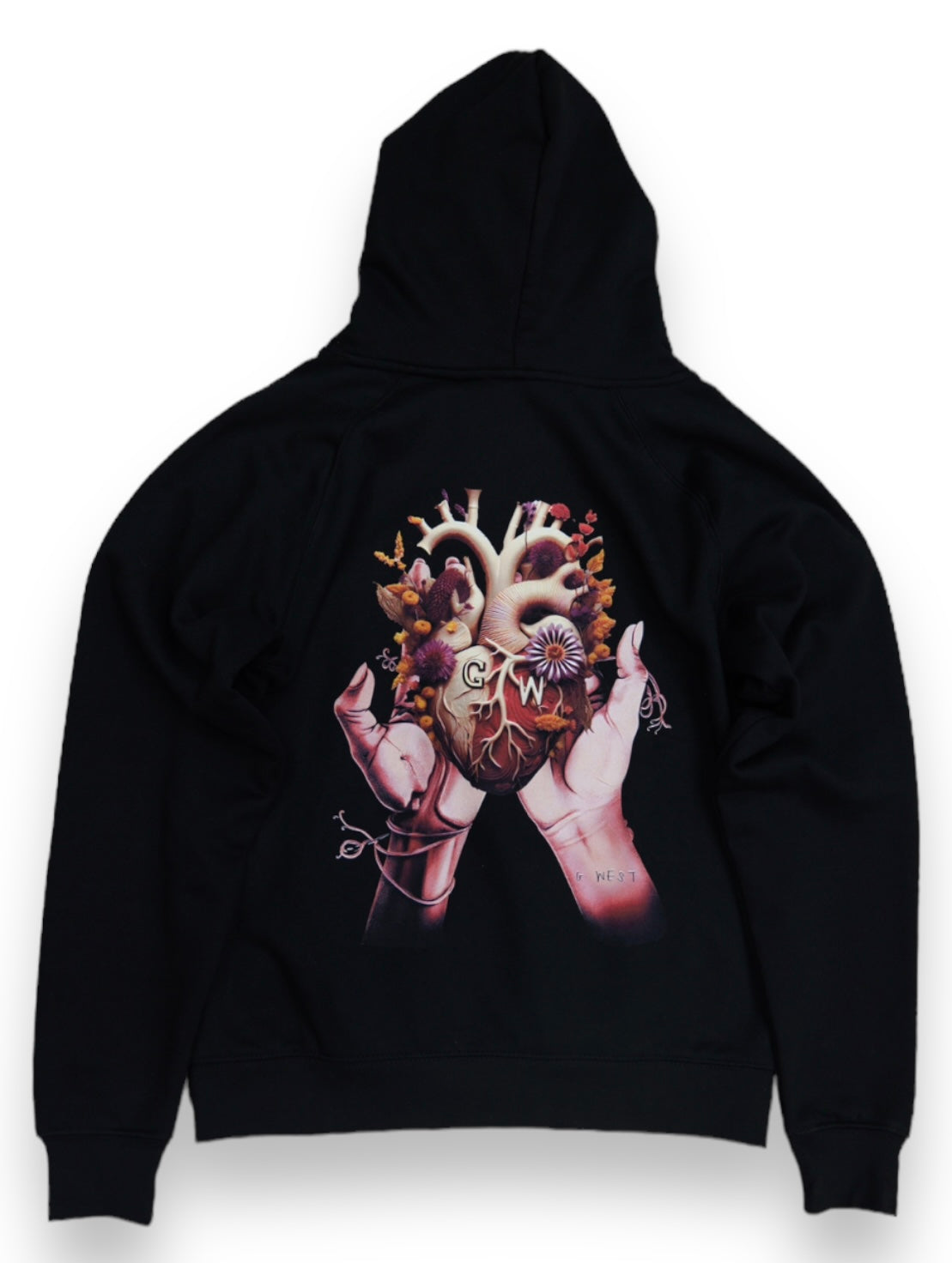 G West Heart Hoodie (Black)