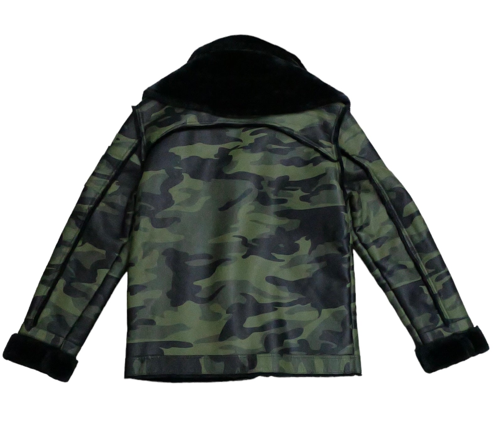 Jordan Craig Shearling Coat - Camo