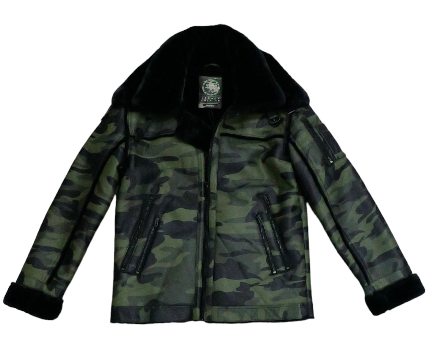 Jordan Craig Shearling Coat - Camo