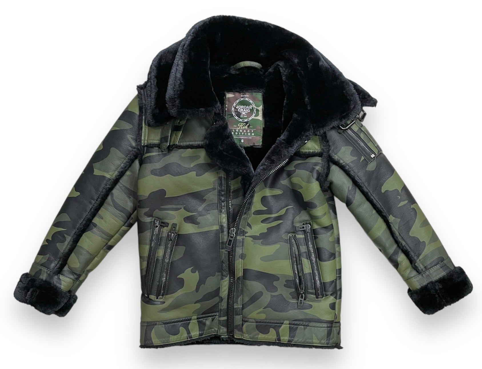 Kids Jordan Craig Shearling Coatamo