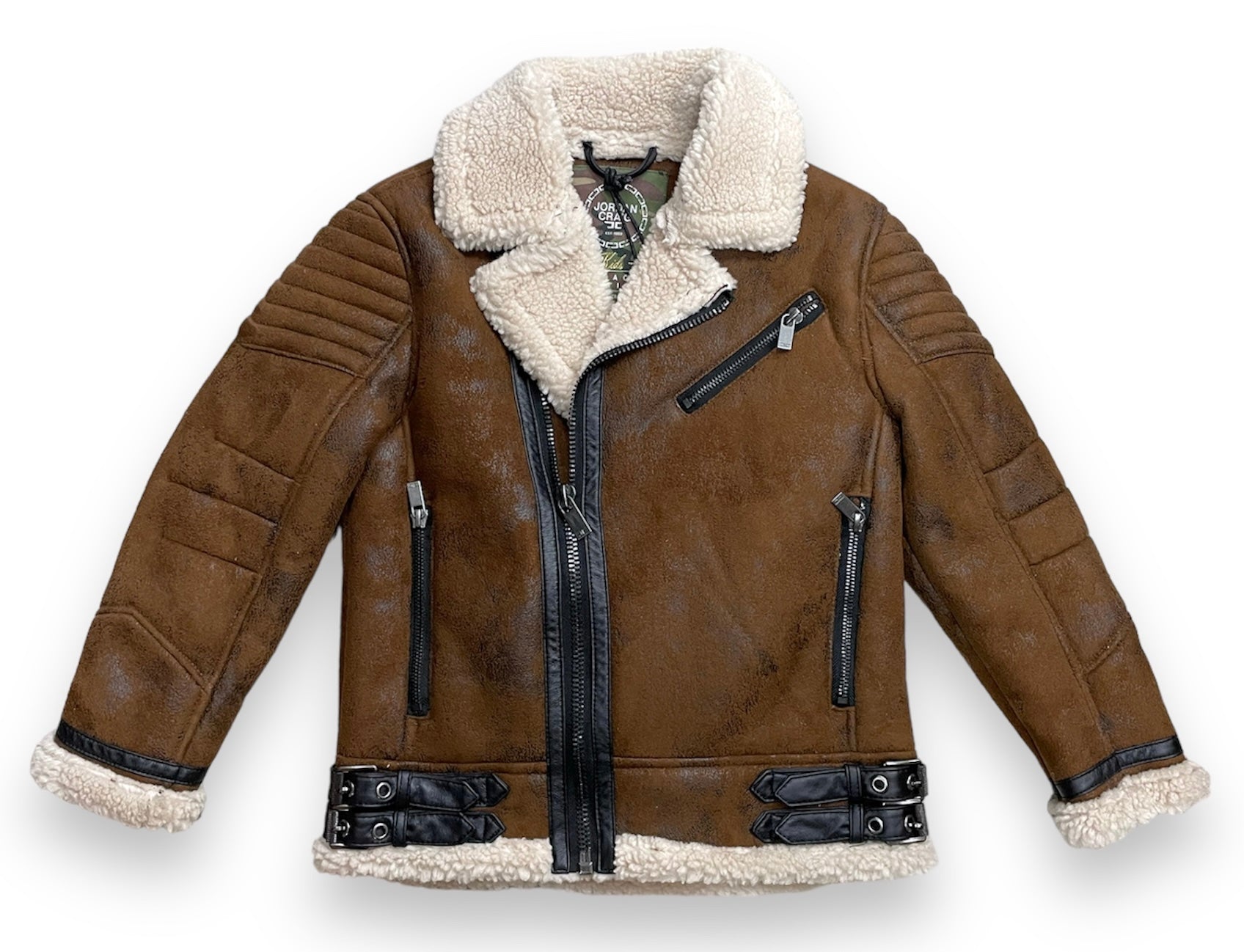 Kids Jordan Craig Shearling Coat