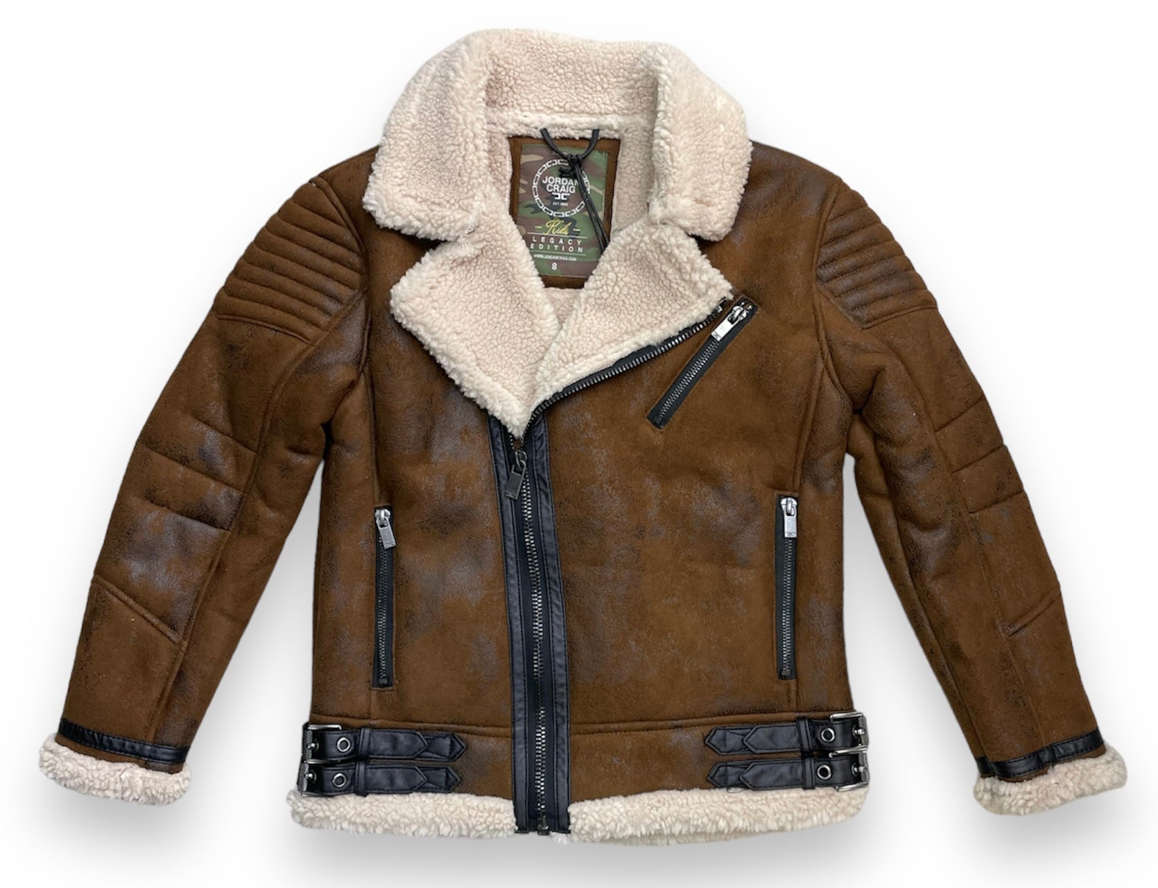Boys Jordan Craig Shearling Coat