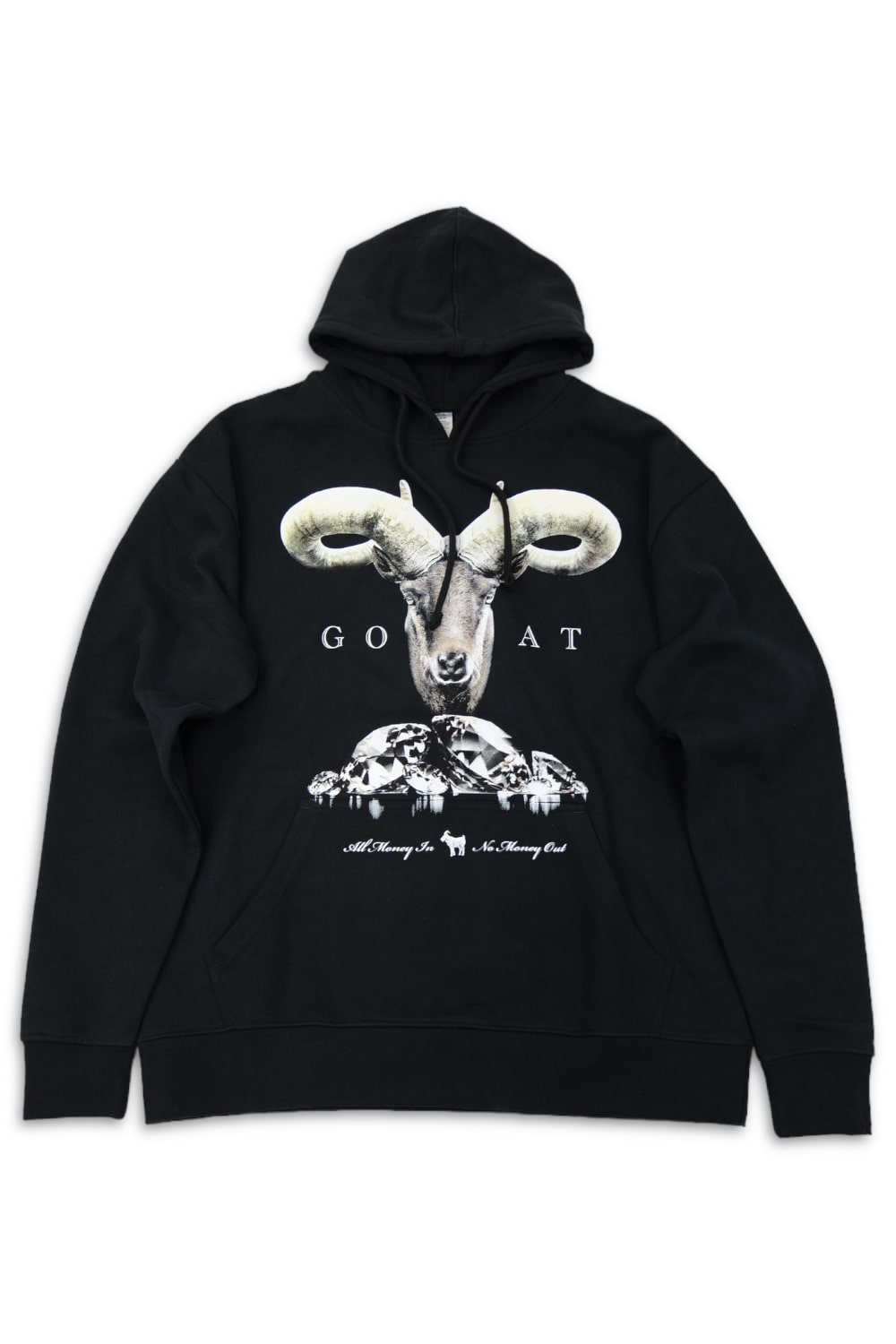 Graphic Hoodie - Goat - Black