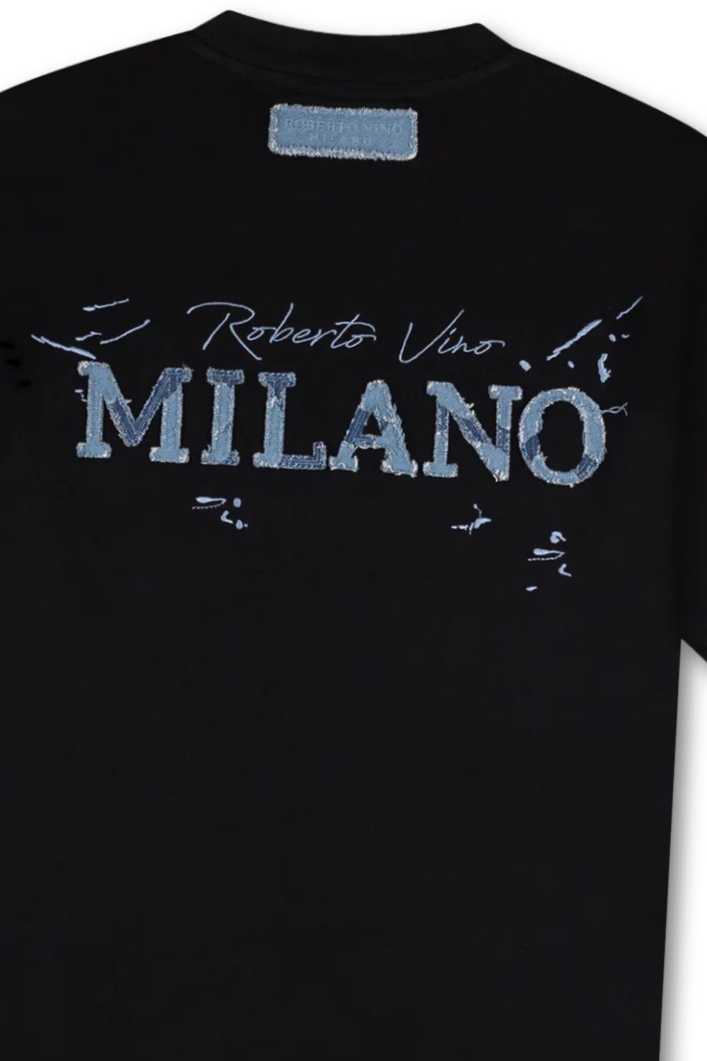 Roberto Vino Milano Oversized Manzoni T-Shirt - Black