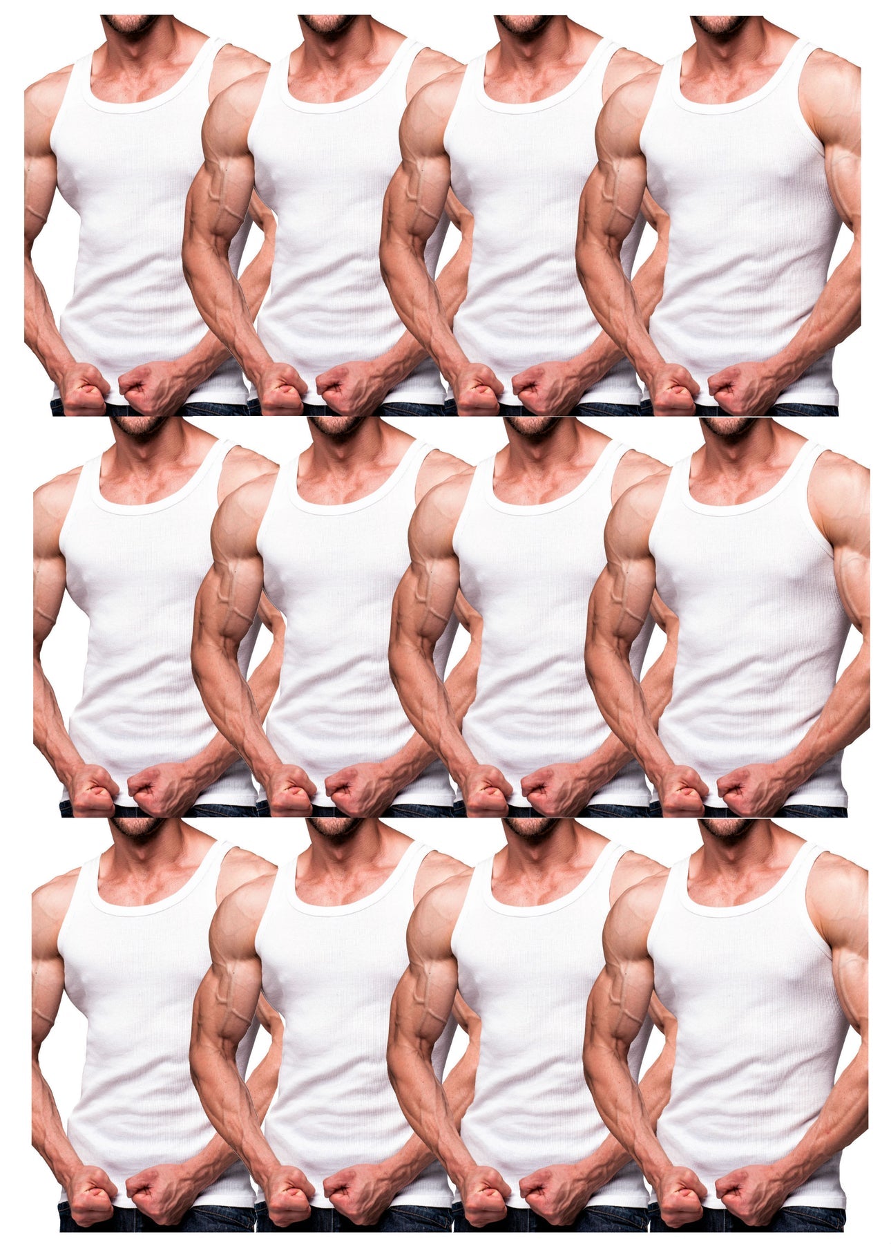 Rich Cotton Tank Top (White)