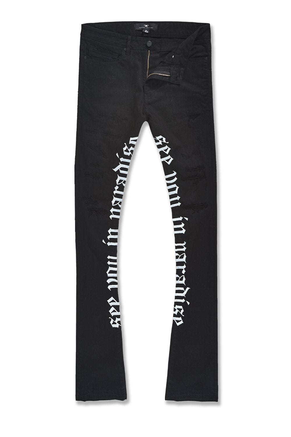 Jordan Craig See You In Paradise Black Stacked Jeans