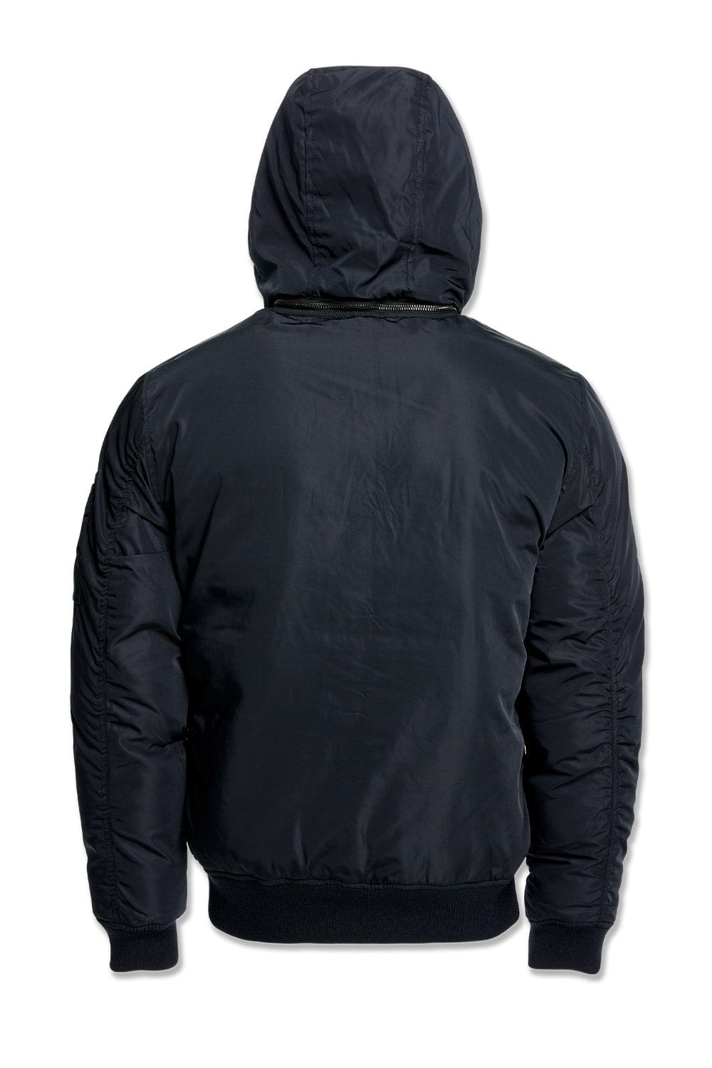 Jordan Craig Squadron Hooded Bomber Jacket (Black)