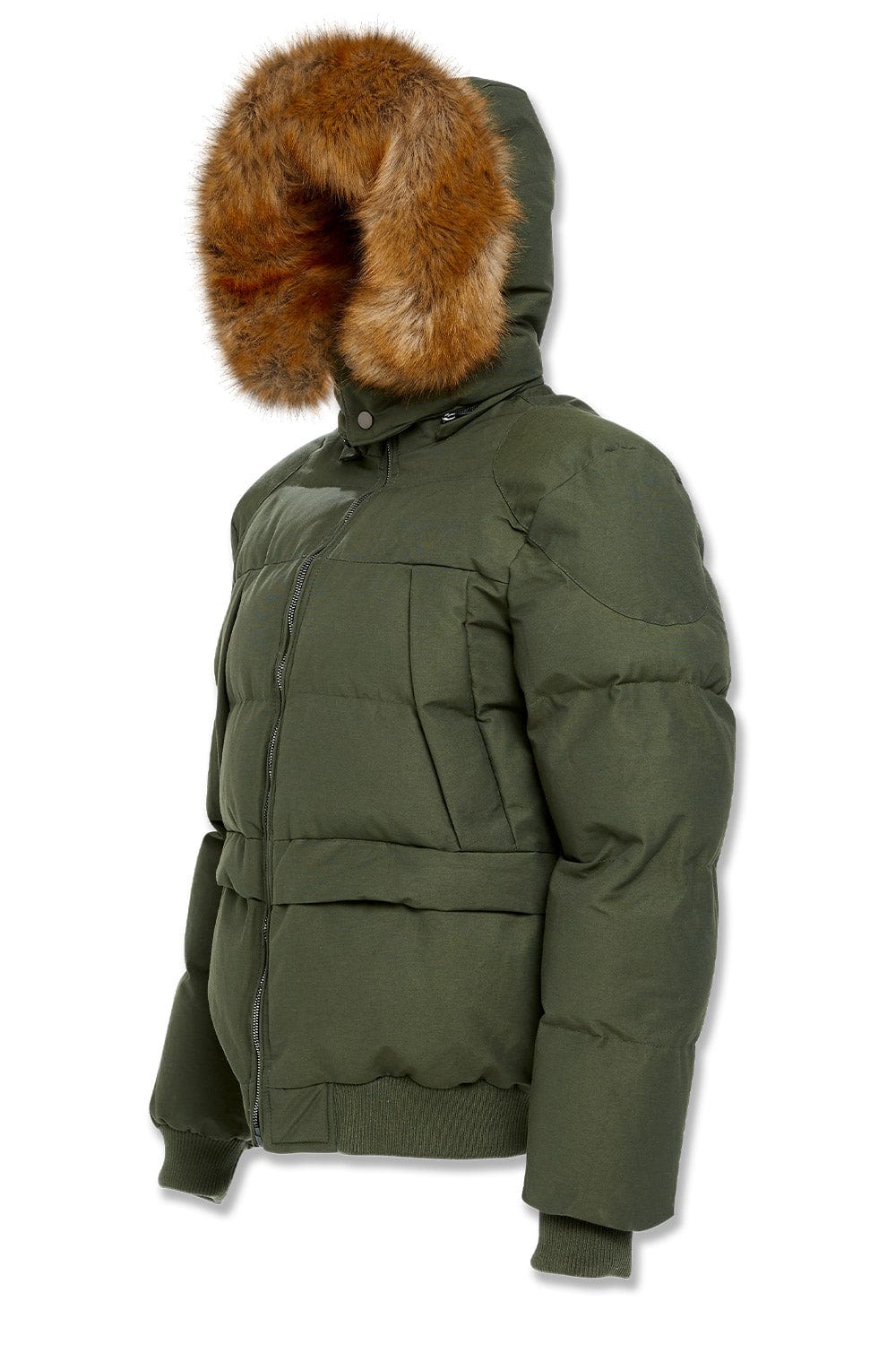 Jordan Craig Cross Bay Bomber Jacket (Army Green)