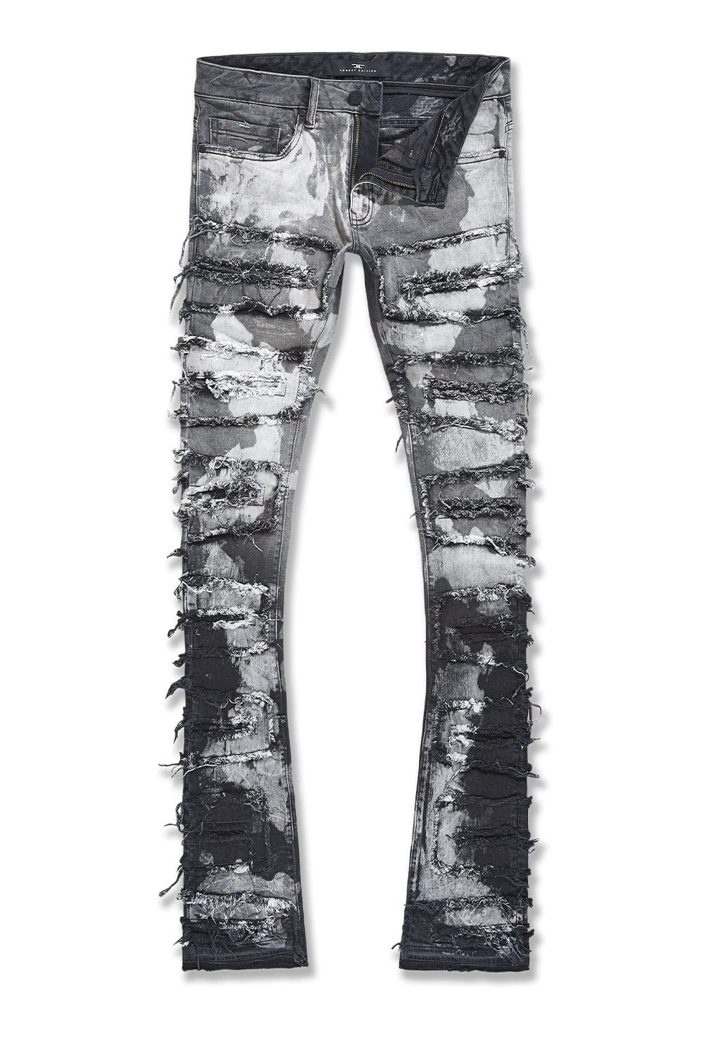 Jordan Craig Black Stacked Jeans