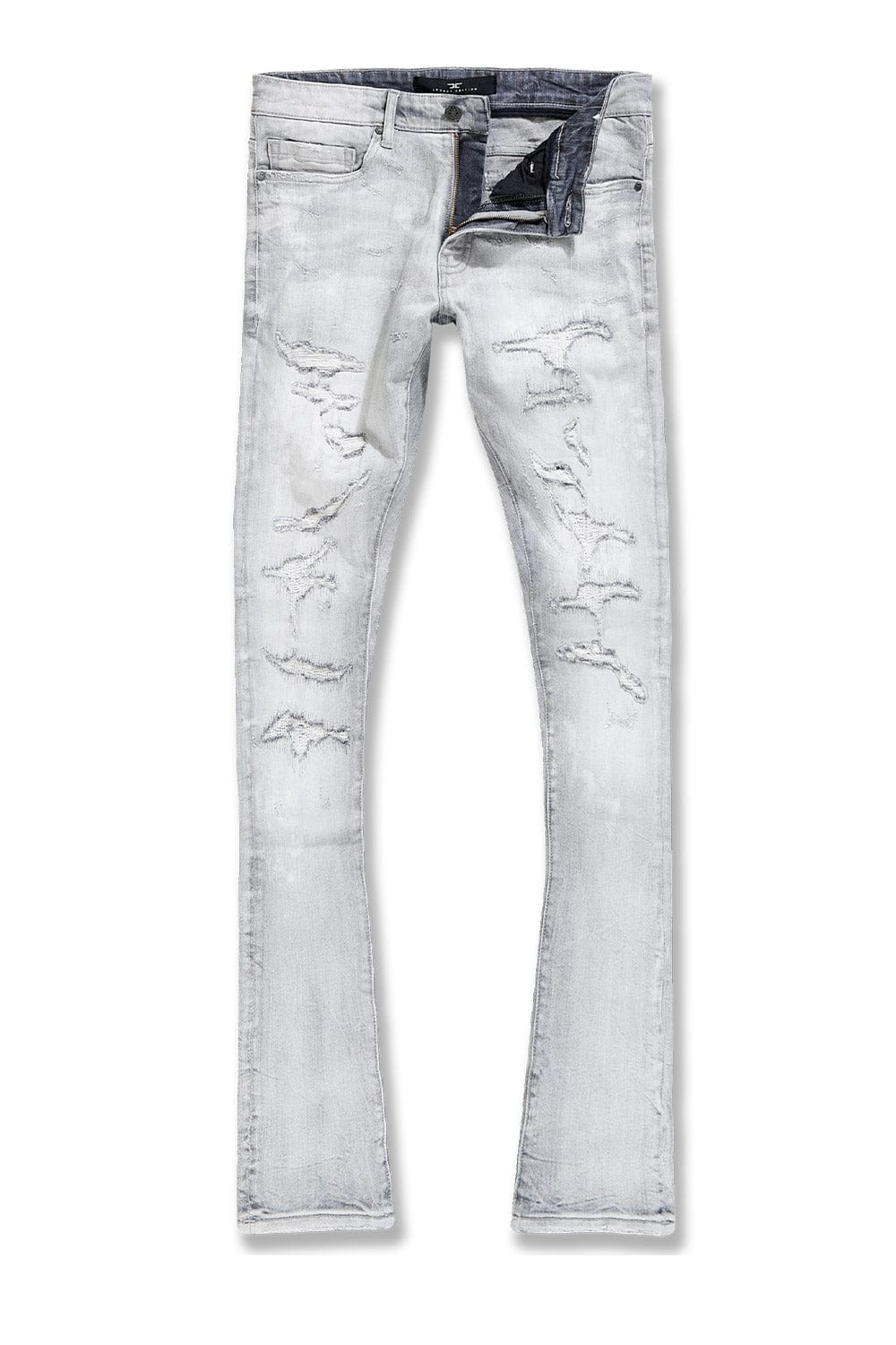 Jordan Craig Grey Stacked Jeans