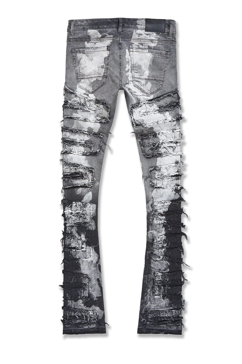 Jordan Craig Black Stacked Jeans