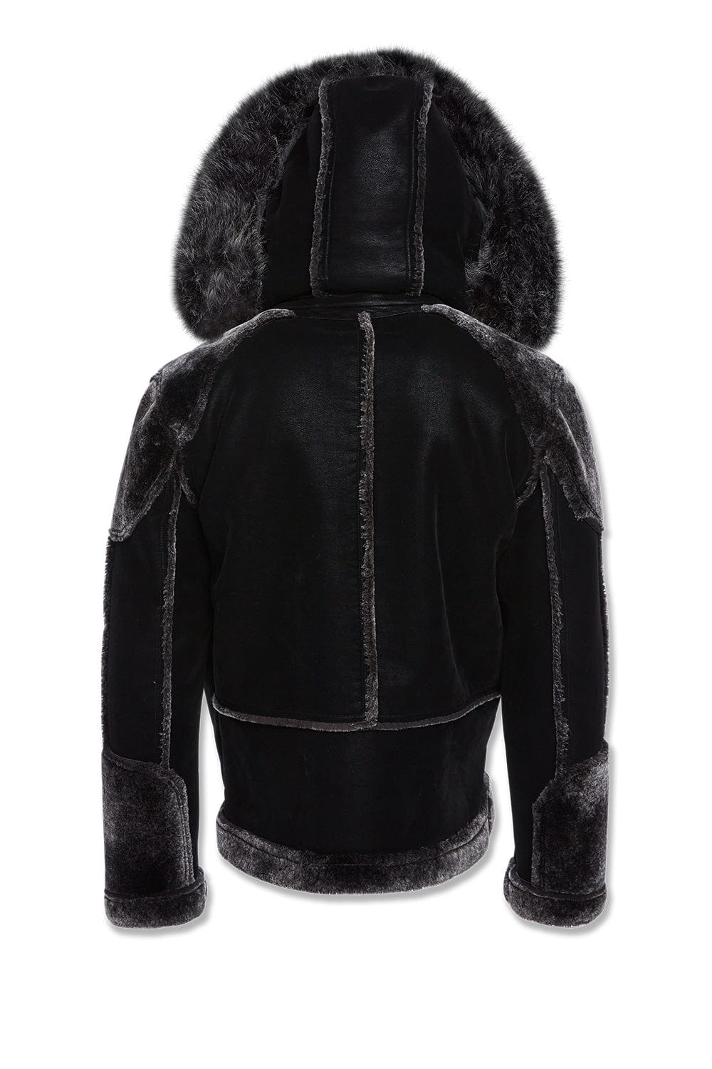 Jordan Craig EL Jefe Shearling Moto Jacket - Black