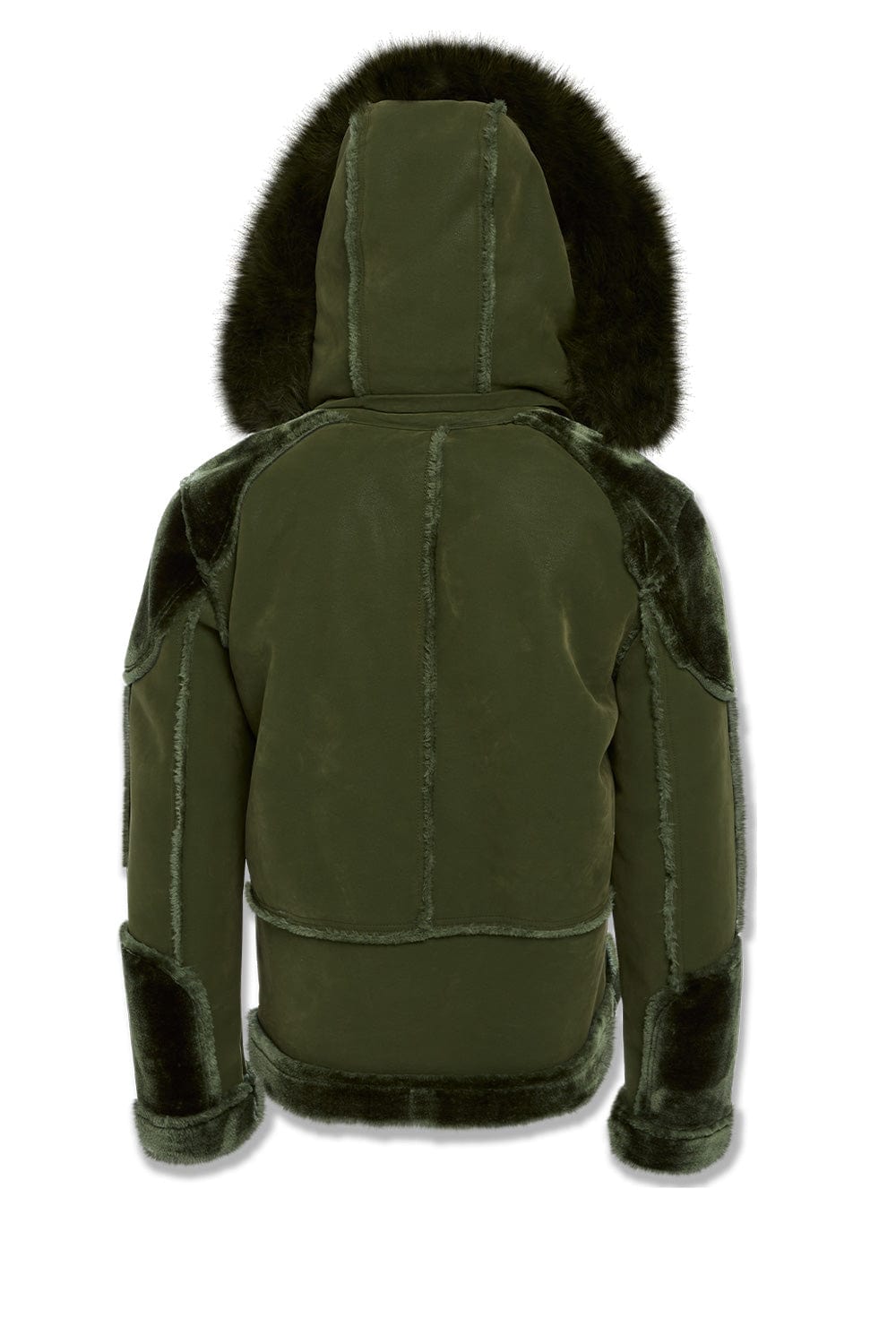 Jordan Craig EL Jefe Shearling Moto Jacket (Military Green)