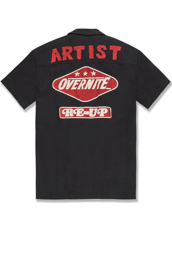 Jordan Craig-The Re-Up Mechanic Shirt -Black