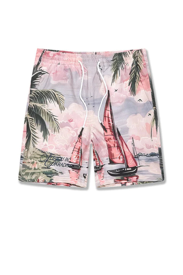 Jordan Craig -Retro - Wanderlust Party Shorts -Palm Beach