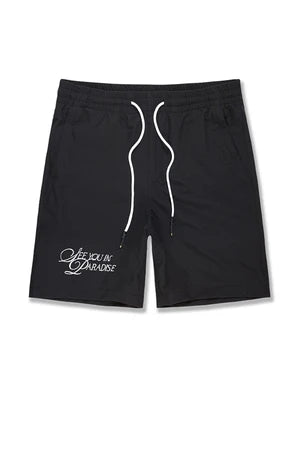 Jordan Craig - Retro - Oakland Shorts-Black