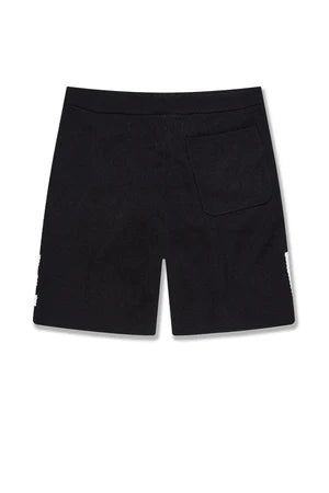 Jordan Craig - Retro - Paradise Knit Shorts-Black