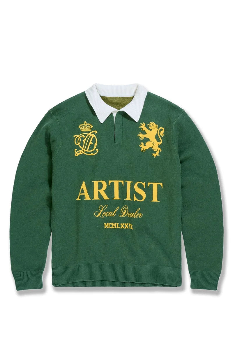 Jordan Craig - Artist Knit Sweater - Green