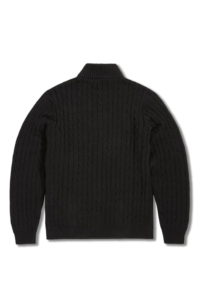 Jordan Craig - Montauk 1/4 Zip Cable Knit Sweater