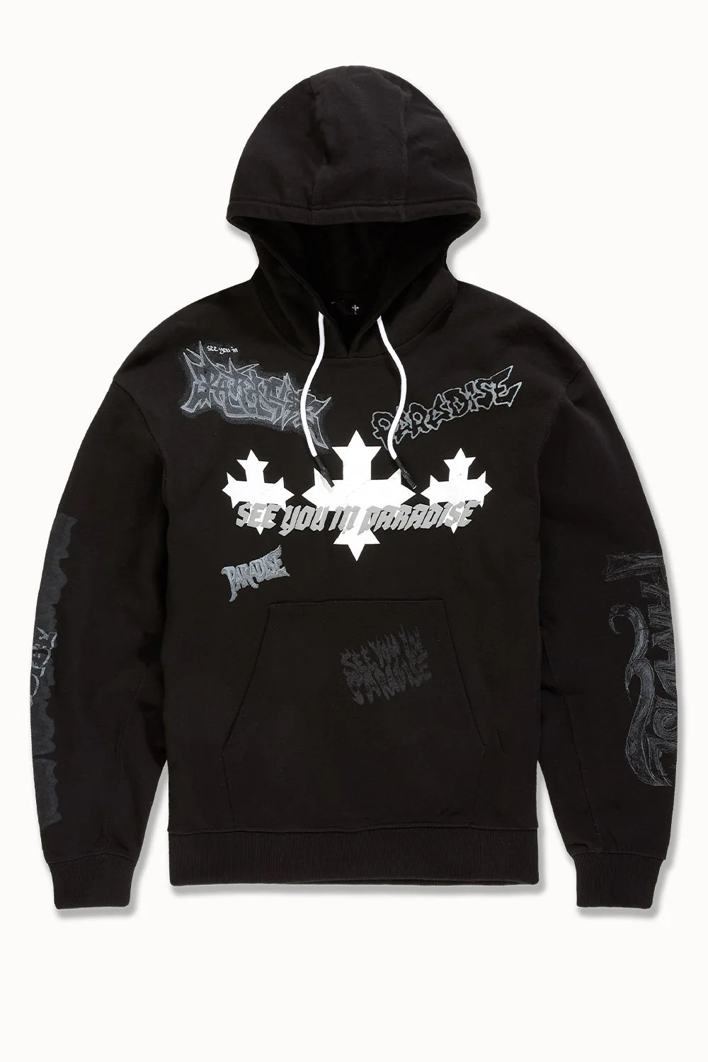See You In Paradise -The Reaper Pullover Hoodie Jet Black