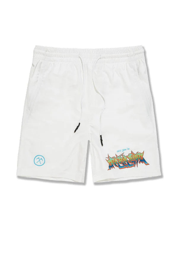 Jordan Craig -Retro - Street League Shorts -White