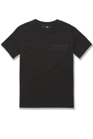 Jordan Craig -Kids Paradise Tonal T-Shirt -Black