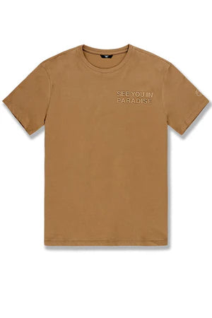 Jordan Craig - Paradise Tonal T-Shirt- Mocha