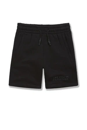 Jordan Craig-Kids Paradise Tonal Shorts -Black